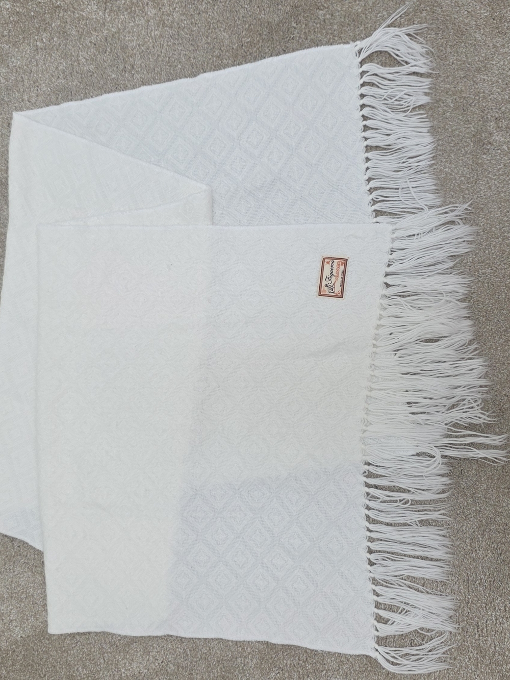 Figueroa Alpaca Scarf Coastal Grandmother Fisherman Neutral Quiet Luxury